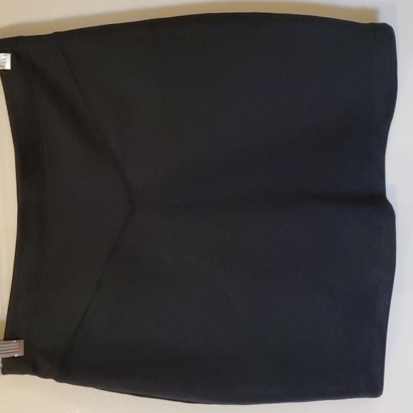 Free People Black Ponte Knit Mini Skirt - Picture 5 of 6